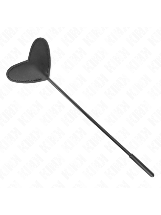 KINK - ZWARTE HARTVORMIGE SCHOP 33 X 10 CM