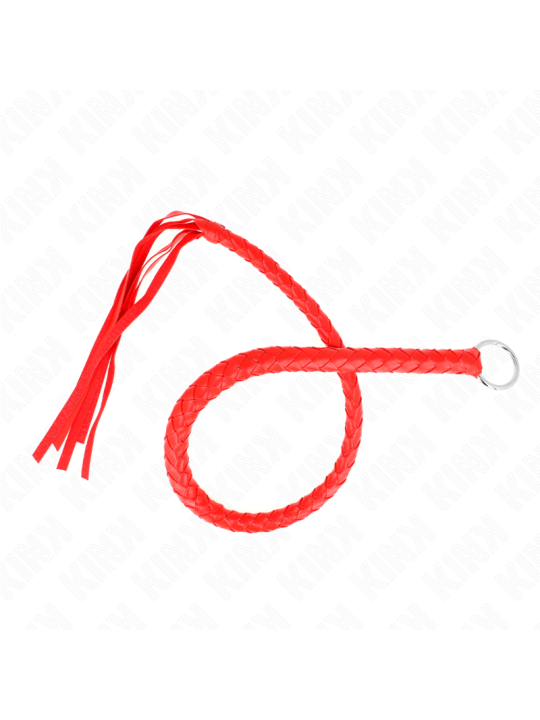 KINK - SLANGENZWEEP MET RODE HANDRING 65 CM