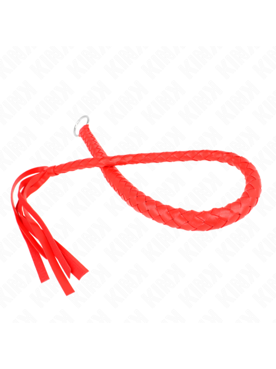 KINK - SLANGENZWEEP MET RODE HANDRING 65 CM
