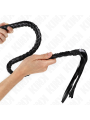 KINK - LÁTIGO DE SERPIENTE CON ANILLO DE MANO NEGRO 65 CM