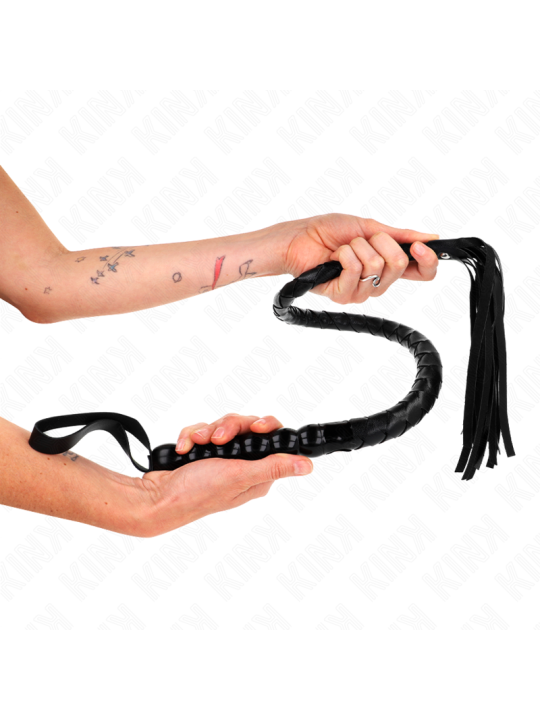 KINK - FOUET SERPENT EN PERLES 80 CM