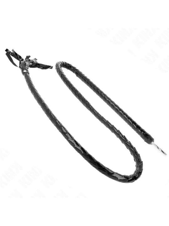 KINK - FOUET LONG EN PVC BRILLANT 138 CM