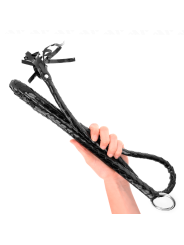 KINK - LANGE GLANZENDE PVC ZWEEP 138 CM