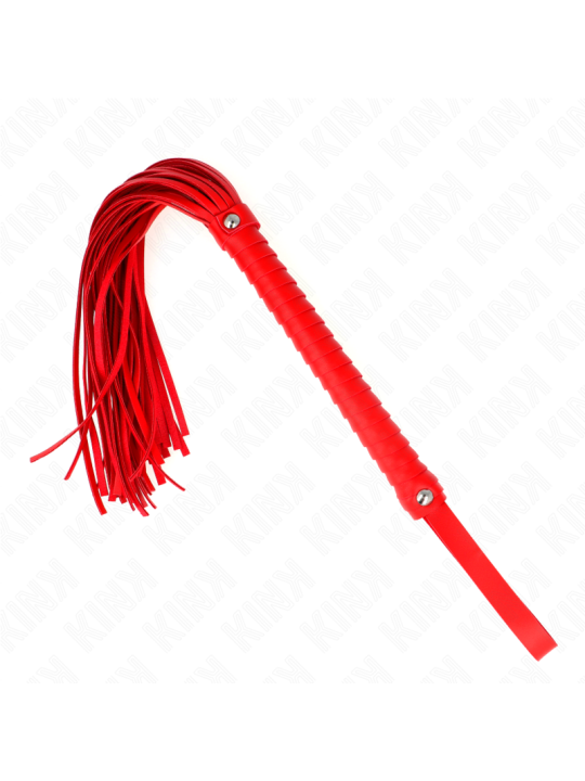KINK - WHIP WITH RED TEXTURED HANDLE 48.5 CM