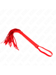 KINK - PEITSCHE MIT ROTEM STRUKTURIERTEM GRIFF 48,5 CM