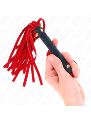 KINK - ROOD SUÈDE MINI ZWEEP 30 CM