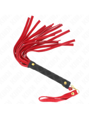 KINK - ROOD SUÈDE MINI ZWEEP 30 CM