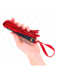 KINK - MINI FOUET DAIM ROUGE 30 CM