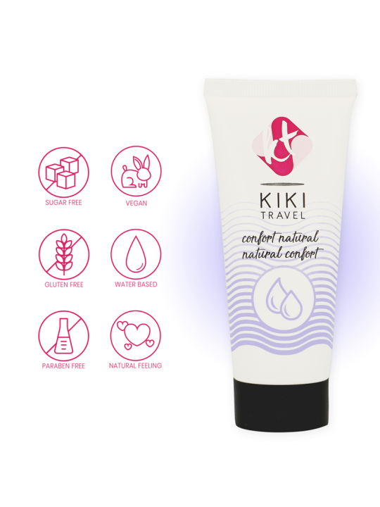 KIKÍ TRAVEL - CONFORT LUBRIFICANTE NATURAL 50 ML