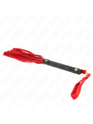 KINK - ROOD SUÈDE MINI ZWEEP 30 CM