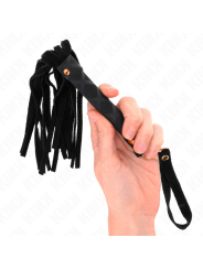 KINK - MINI CHICOTE DE CAMURÇA PRETA 30 CM