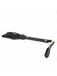 KINK - MINI FOUET DAIM NOIR 30 CM
