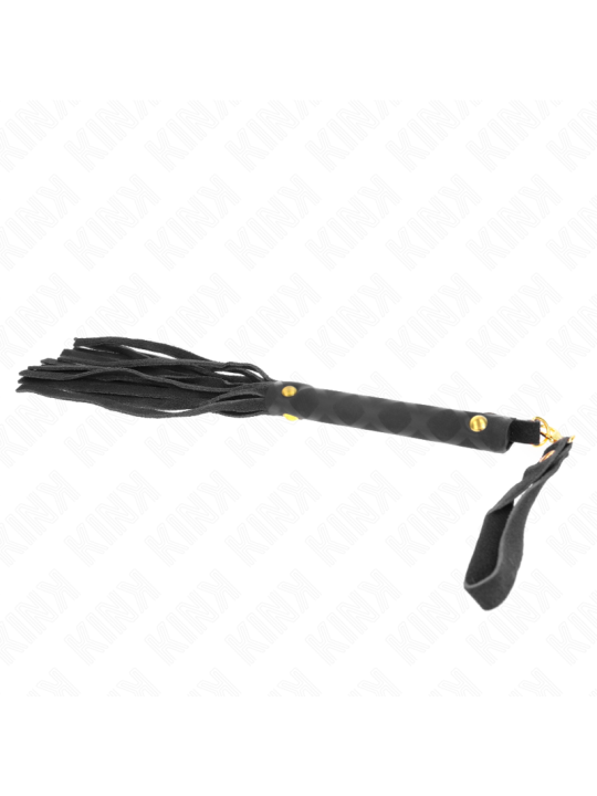 KINK - MINI FOUET DAIM NOIR 30 CM
