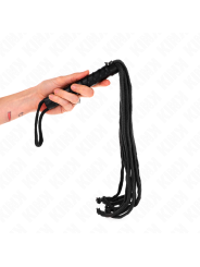 KINK - FOUET CORDE NOIRE 56 CM