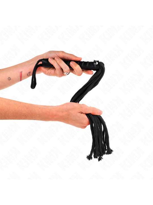 KINK - CHICOTE DE CORDA PRETA 56 CM
