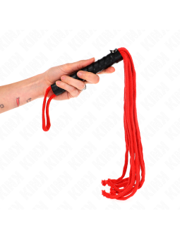 KINK - FOUET CORDE ROJO 56 CM