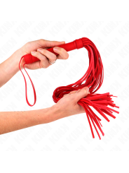 KINK - ROTE WEICH-PVC-PEITSCHE 70 CM