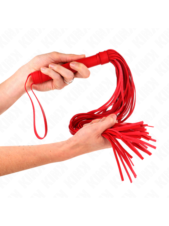 KINK - ROTE WEICH-PVC-PEITSCHE 70 CM