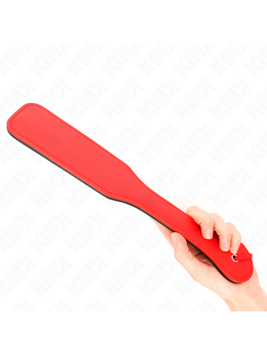 KINK - ROOD EN ZWART DUBBELZIJDIGE PADDEL 32 X 6 CM