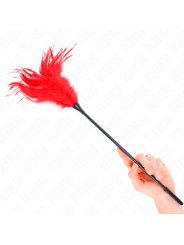 KINK - MULTIPLE RED TICKLE FEATHERS 45 CM