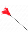 KINK - MULTIPLE RED TICKLE FEATHERS 45 CM