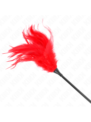 KINK - PLUMAS MÚLTIPLES PARA COSQUILLAS ROJO 45 CM