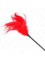 KINK - MULTIPLE RED TICKLE FEATHERS 45 CM