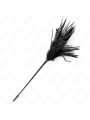 KINK - MULTIPLE BLACK TICKLE FEATHERS 45 CM