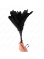 KINK - PIUME DI POLLO SOLLEGATO A FORMA DI CORNO NERO 36 CM