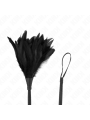 KINK - PIUME DI POLLO SOLLEGATO A FORMA DI CORNO NERO 36 CM