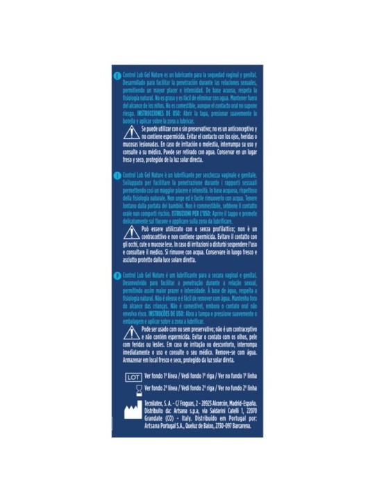 CONTROL - LUB NATUURLIJKE SMEERGEL 75 ML