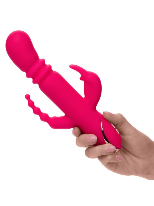 CALEXOTICS - JACK FANTASY DREIFACH BEHEIZTER VIBRATOR RABBIT ROSA