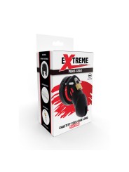 HIDDEN DESIRE - EXTREME CAGE DE CHASTETÉ SILICONE TAILLE L NOIR