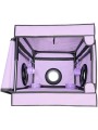 SECRET DOME - KINK CLUB LA NICHE CABINA MORADO