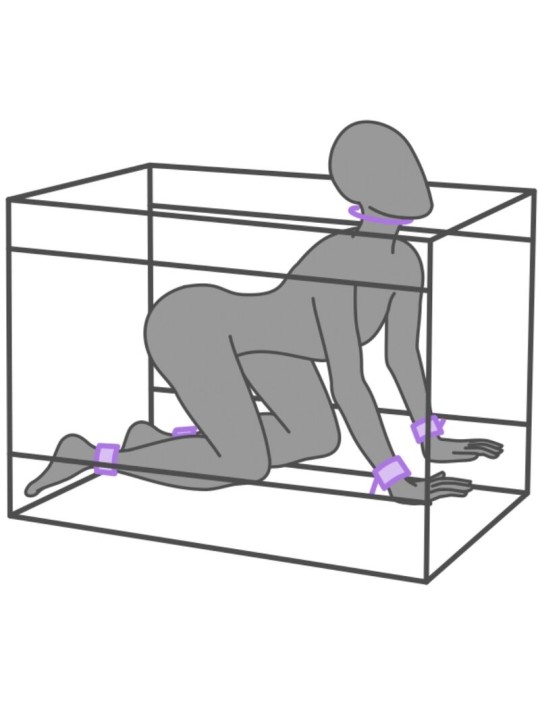 SECRET DOME - KINK CLUB LA NICHE CABINA MORADO