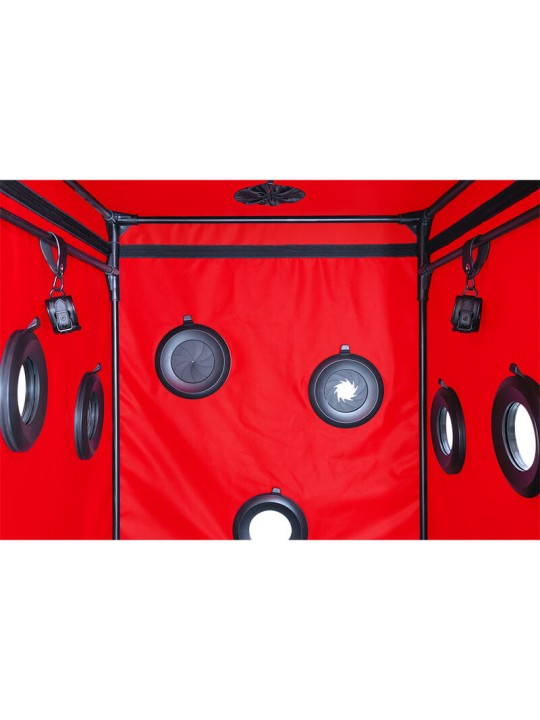 SECRET DOME - KINK CLUB CABIN SCANDALE NERO E ROSSO
