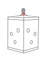 GEHEIME DOME - KINK CLUB CABIN SCANDALE ZWART & ROOD
