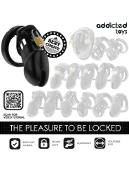 ADDICTED TOYS LOCKED - GABBIA PER PENE OBSIDIAN HOLD TAGLIA M