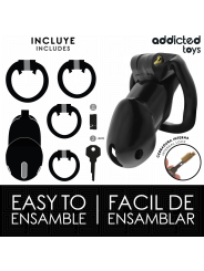 ADDICTED TOYS LOCKED - MINDNIGHT CELL CAGE À PÉNIS TAILLE L