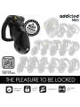 ADDICTED TOYS LOCKED - MINDNIGHT CELL PENIS CAGE SIZE L