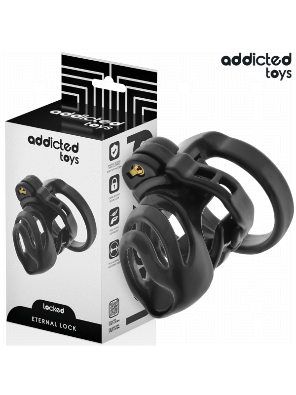ADDICTED TOYS LOCKED - ETERNAL LOCK PENIS CAGE 9 CM