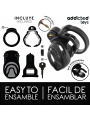 ADDICTED TOYS LOCKED - GABBIA PER PENE CON BLOCCAGGIO ETERNO 9 CM