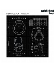 ADDICTED TOYS LOCKED - ETERNAL LOCK PENIS KOOI 9 CM