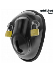 ADDICTED TOYS LOCKED - GAIOLA DE CONTENÇÃO SEM CHAVE PARA PÊNIS 11,5 C