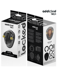 ADDICTED TOYS LOCKED - À PÉNIS VERROUILLÉE SANS CLÉ 11,5 CM