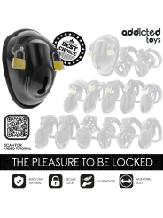 ADDICTED TOYS LOCKED - À PÉNIS VERROUILLÉE SANS CLÉ 11,5 CM