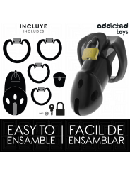 ADDICTED TOYS LOCKED - CAGE À PÉNIS UNBROKEN DEN 9,8 CM