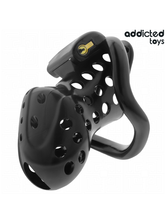 ADDICTED TOYS LOCKED - ANGEKETTETER HOHLPENISKÄFIG 10,5 CM