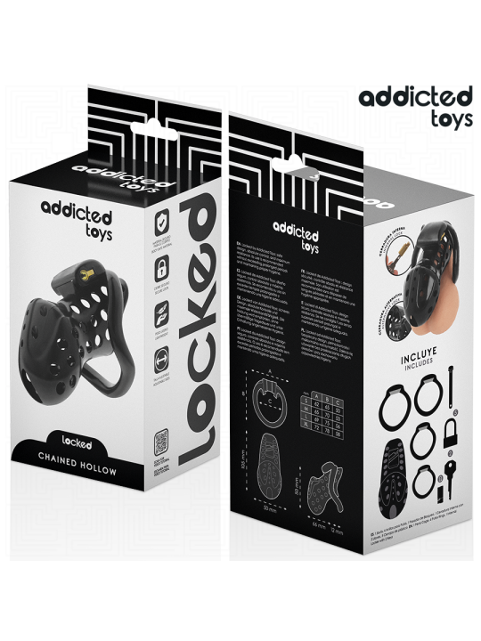 ADDICTED TOYS LOCKED - KETTING HOLLE PENIS KOOI 10,5 CM