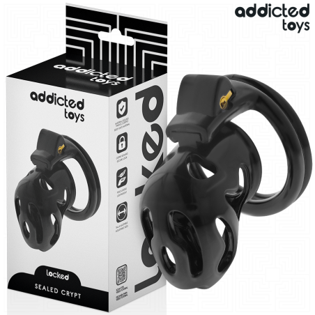 ADDICTED TOYS LOCKED - VERSIEGELTER PENISKÄFIG 8 CM
